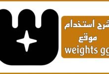 شرح استخدام موقع weights gg (دليل تفصيلي)
